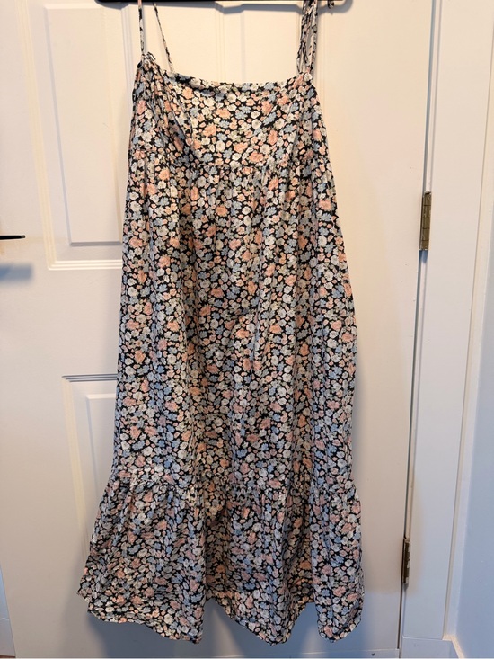 Levi's Dresses & Skirts - Levi's Floral Maxi Dress in Black, Peach & White